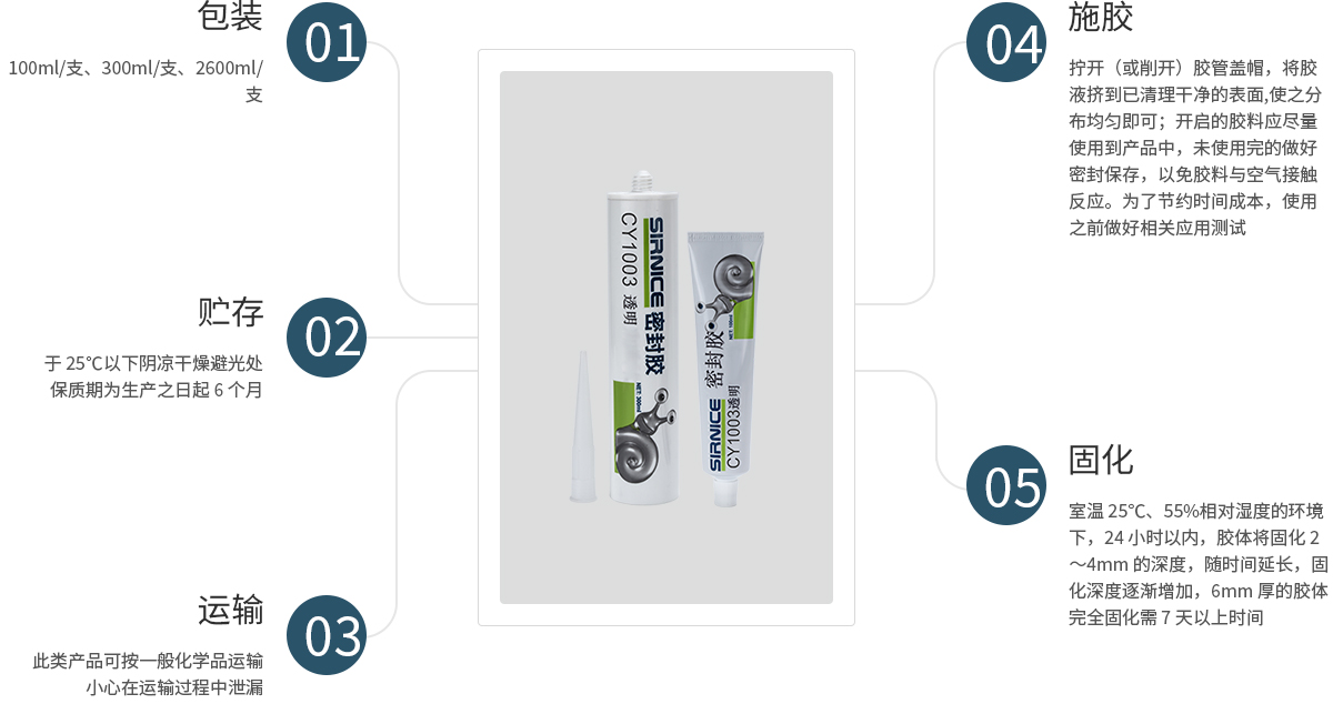 密封膠特種膠CY1003使用說(shuō)明