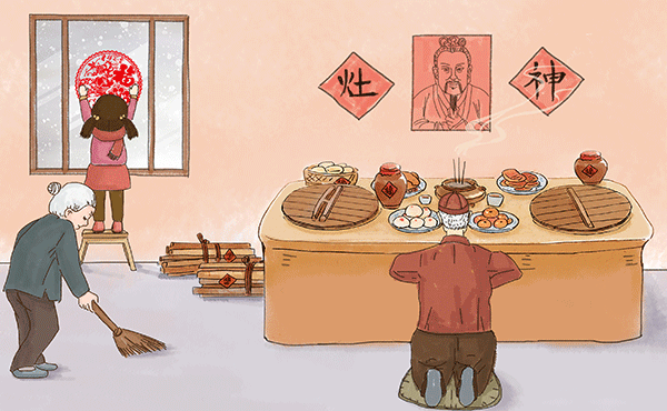 中國傳統(tǒng)節(jié)日,小年,小年的由來,小年的習俗,施奈仕.gif