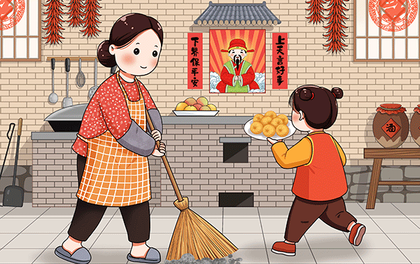 中國傳統(tǒng)節(jié)日,小年,小年的由來,小年的習俗,施奈仕.gif